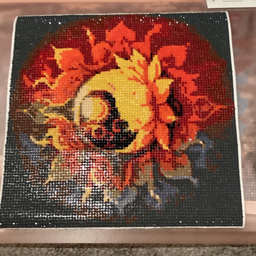 Colorful Beaded Art Piece